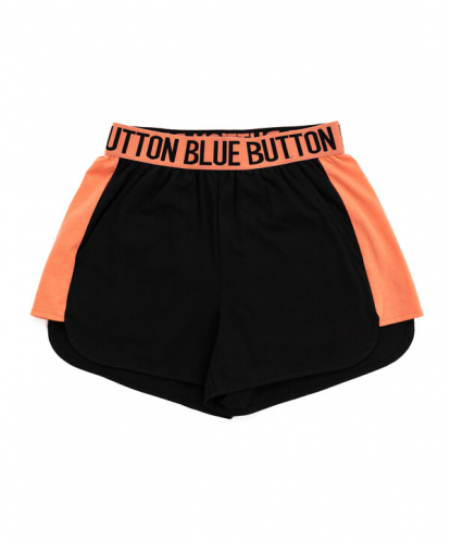 920 р.  1150 р.  Шорты спортивные чёрные для девочки Button Blue