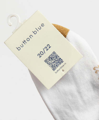 200 р.  250 р.  Носки короткие 2 пары для девочки Button Blue