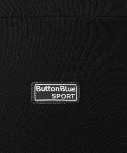 Лосины укороченные на резинке для девочки черные Button Blue