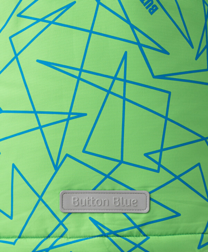 2860 р.  4400 р.  Куртка демисезонная с мембраной и принтом салатовая Button Blue