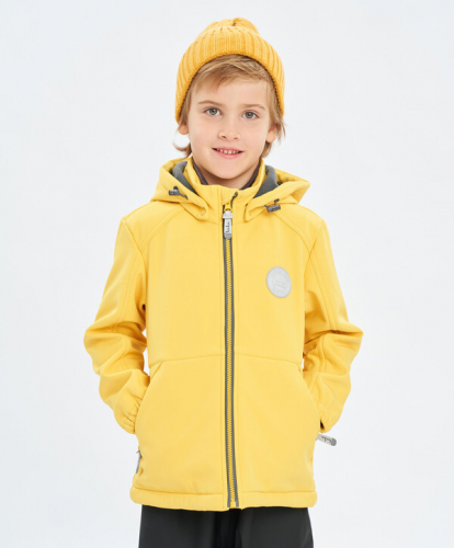 2800 р.  3500 р.  Куртка с капюшоном желтая Button Blue