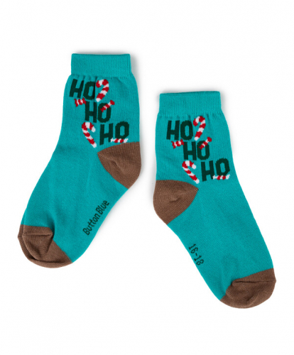 120 р.  150 р.  Носки с новогодним декором мятного цвета  Button Blue