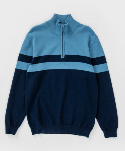 Джемпер в полоску синий Button Blue