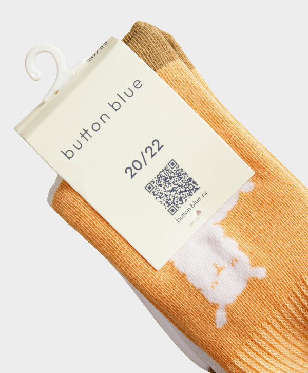 240 р. 300 р. Носки высокие 2 пары для девочки Button Blue