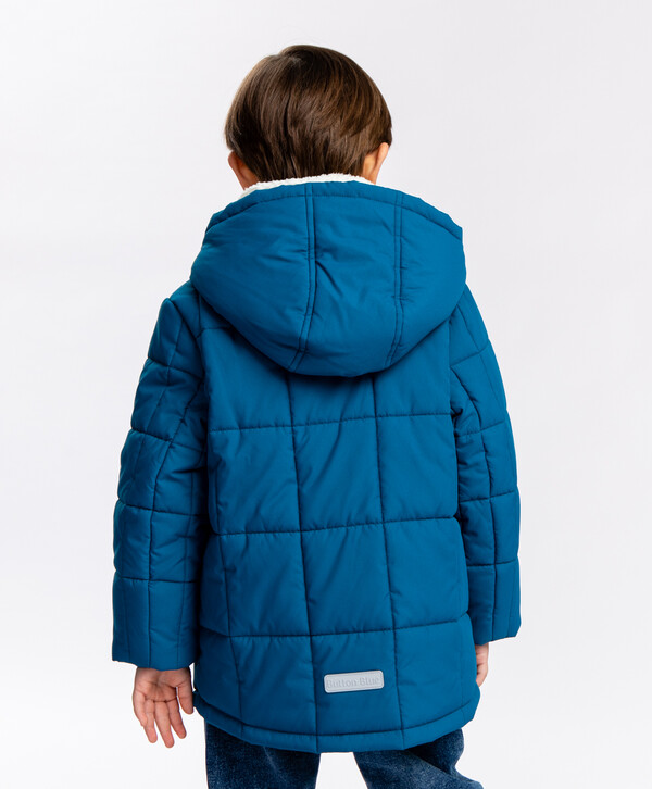 3040 р. 3800 р. Куртка с капюшоном синяя Button Blue