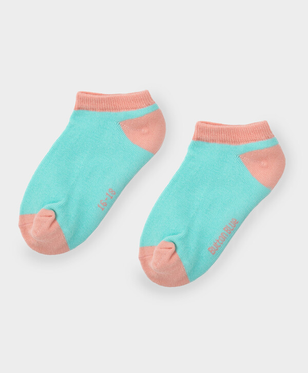 163 р. 250 р. Носки 2 пары с принтом укороченные для девочки Button Blue