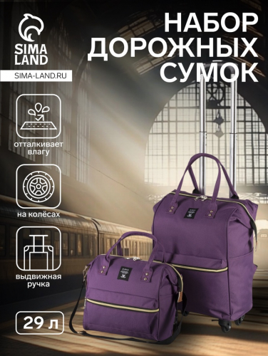 Сумка-рюкзак 2 в 1 на колёсах 18