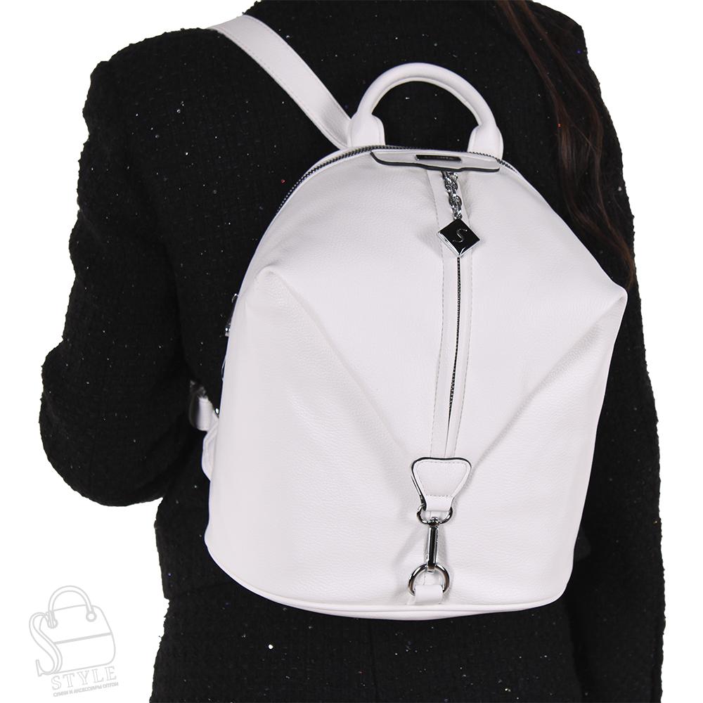 Рюкзак женский 69087-2 white Velina Fabbiano-Safenta
