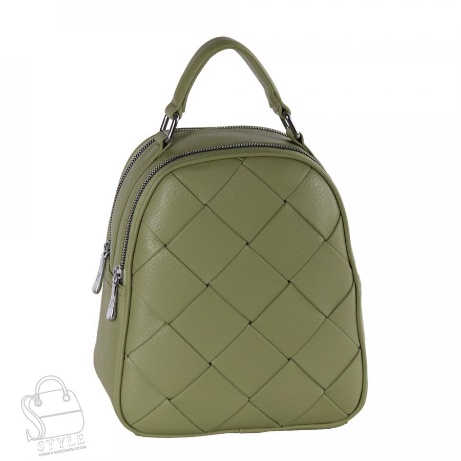 Рюкзак женский 69138-1 green Velina Fabbiano-Safenta