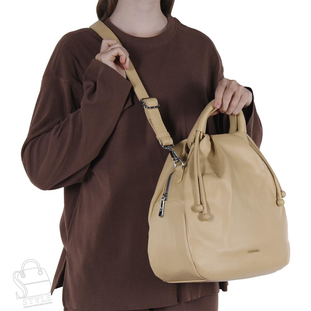 Рюкзак женский 69091-3 yellow Velina Fabbiano-Safenta/30 в Новосибирске