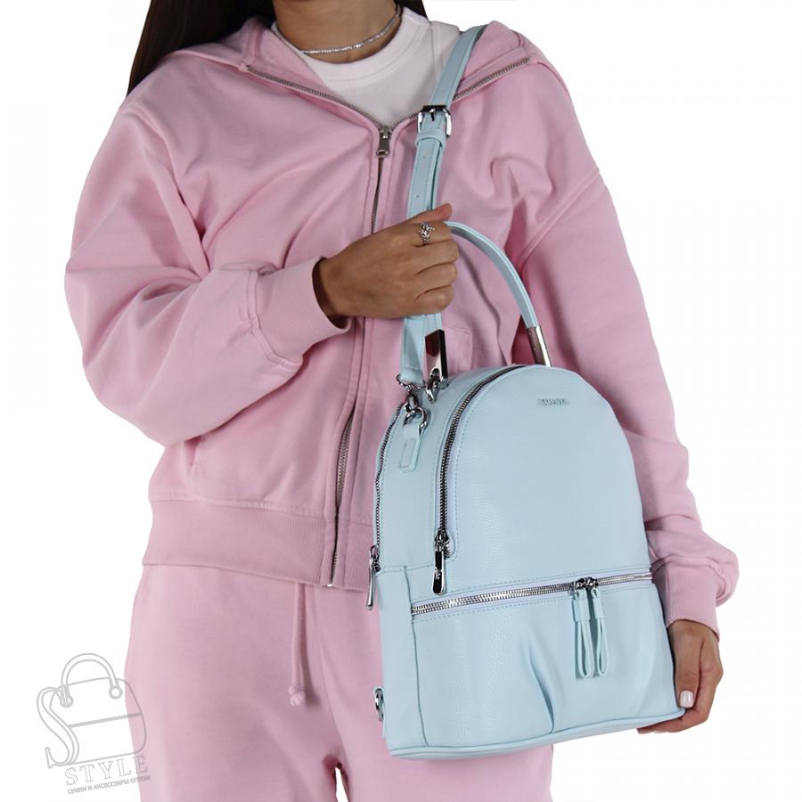 Рюкзак женский 69135 blue Velina Fabbiano-Safenta
