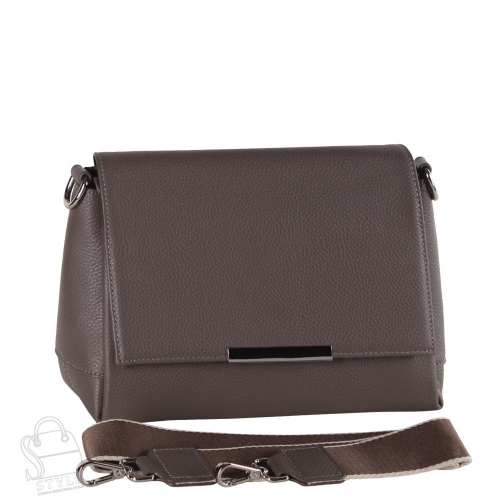 Сумка женская кожаная 6051VG gray Vitelli Grassi