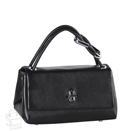 Сумка женская кожаная 8062Q black Polina&Eiterou