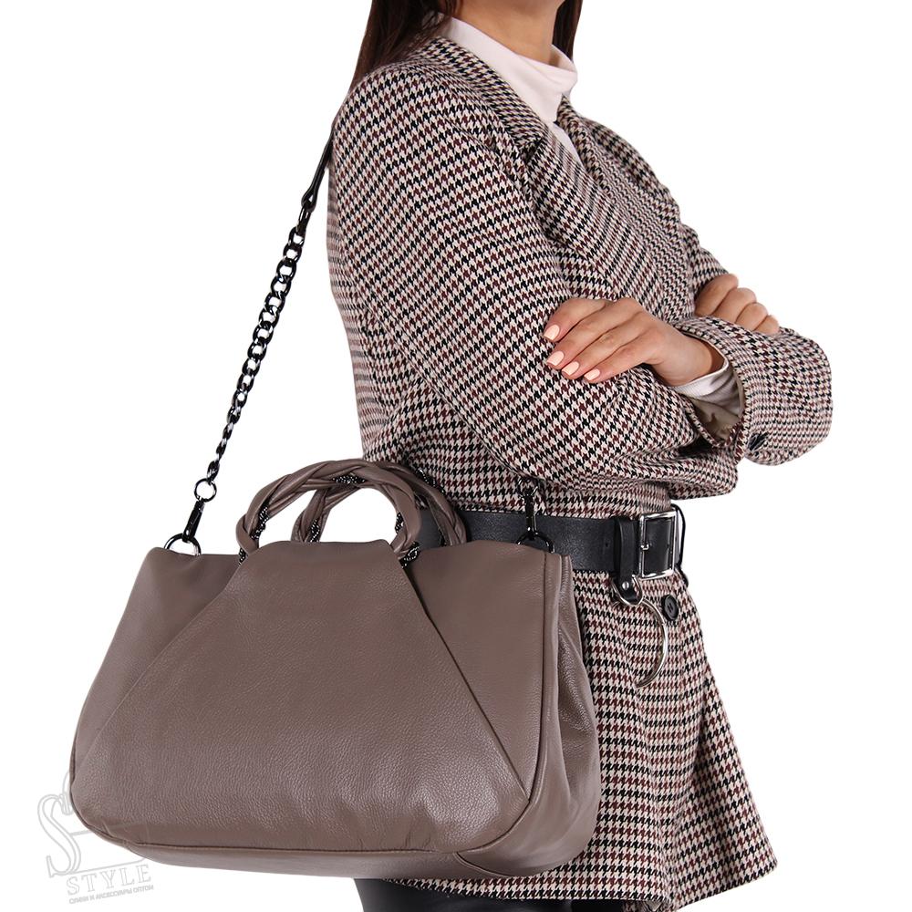 Сумка женская кожаная 3735VG khaki Vitelli Grassi/20