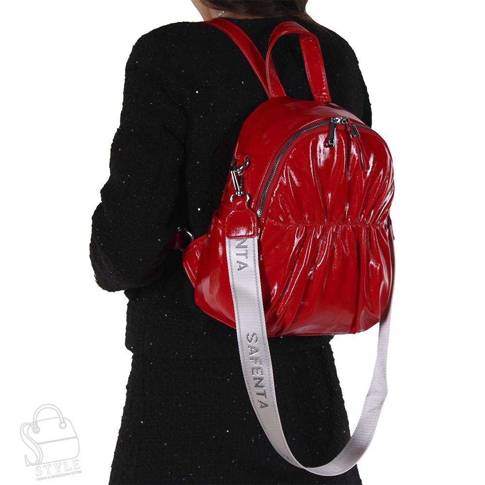 Рюкзак женский 670087-1 red Velina Fabbiano-Safenta