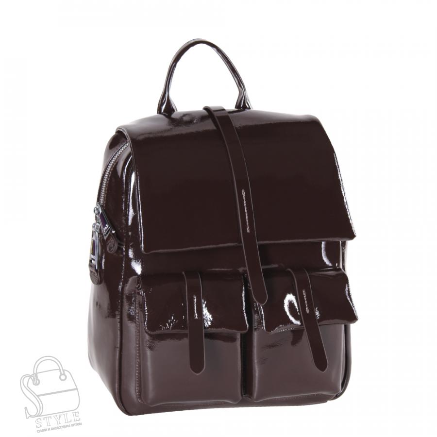 Рюкзак женский кожаный 18297-8 coffee Polina&Eiterou