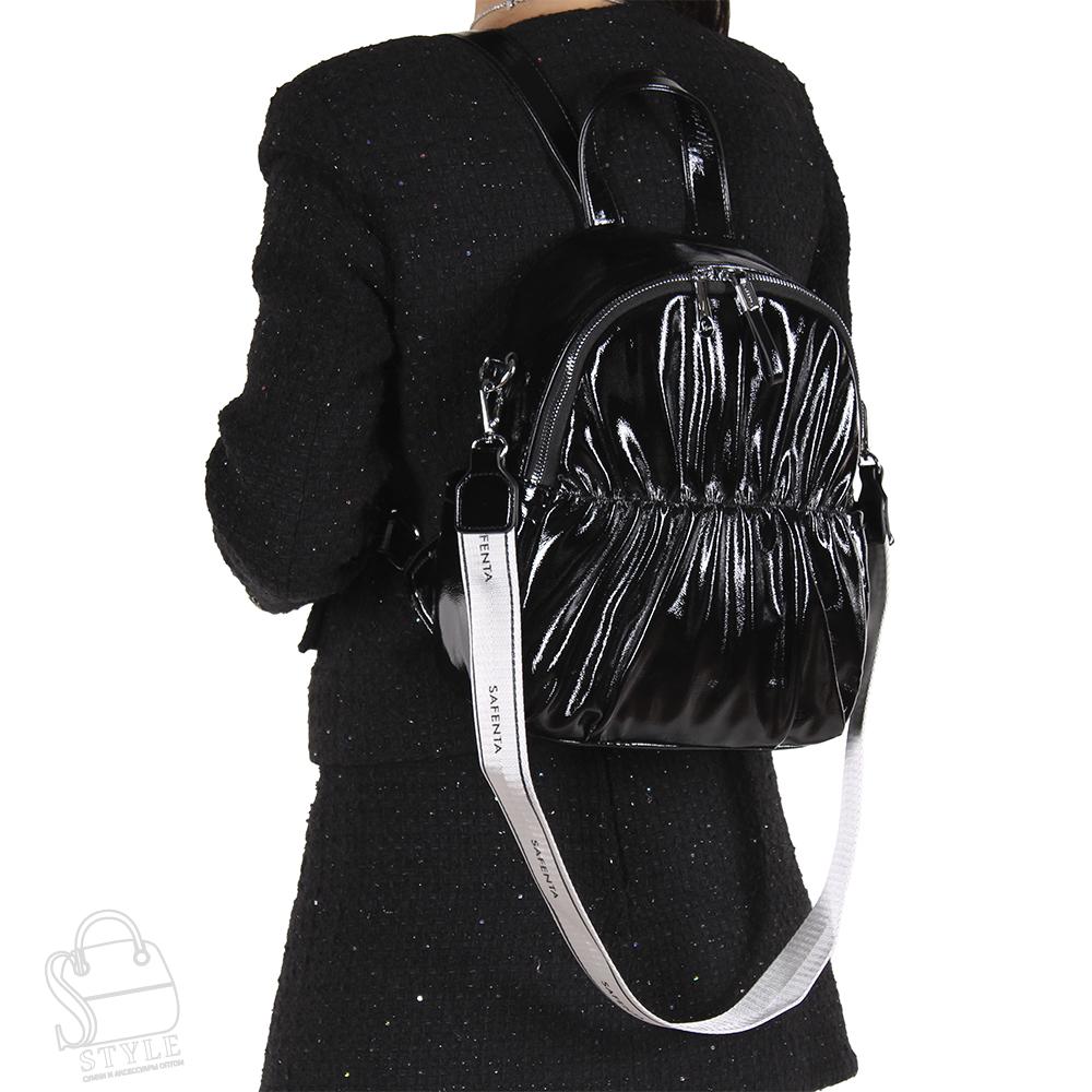Рюкзак женский 670087-1 black Velina Fabbiano-Safenta