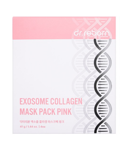 Гидрогелевая маска с экзосомами и коллагеном (розовая) EXOSOME COLLAGEN MASK PACK PINK