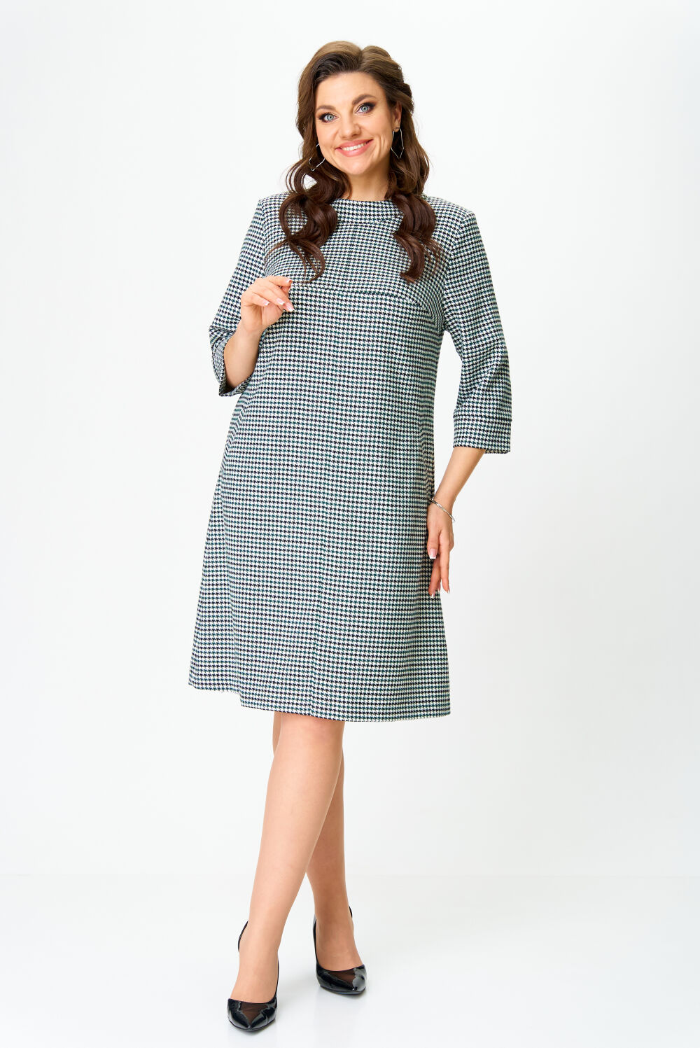 Платье Svetlana Style 1972-Р зеленый+узор