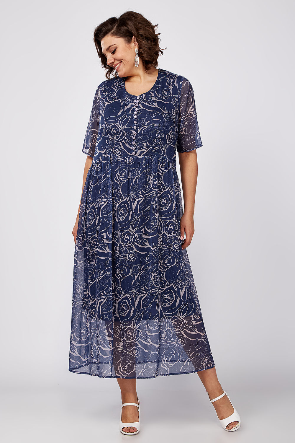 Платье Novella Sharm 3883-O-A-Р синий