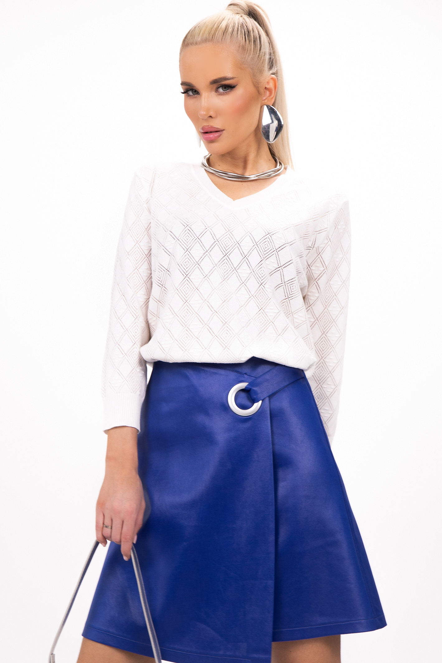 СТ. ЦЕНА 800 руб//Юбка Лаура (электрик)