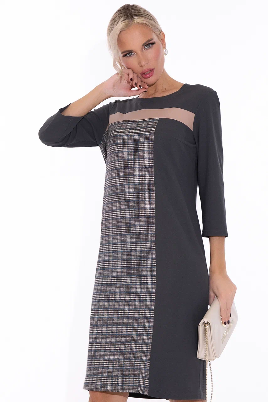 СТ. ЦЕНА 1250 руб//Платье Римини (серый)