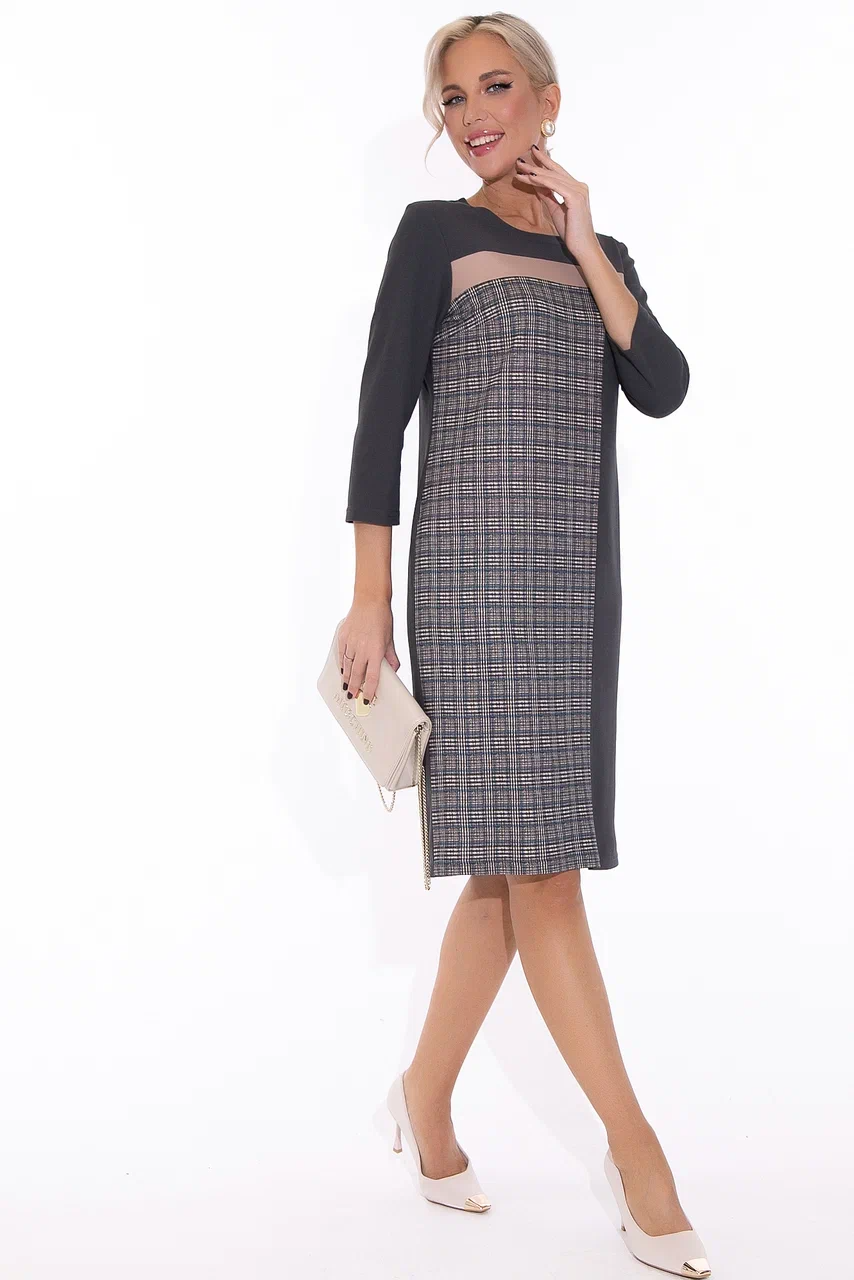 СТ. ЦЕНА 1250 руб//Платье Римини (серый)