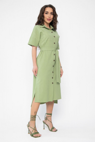 Платье Фруктовый коктейль (фисташка) П13588-18М