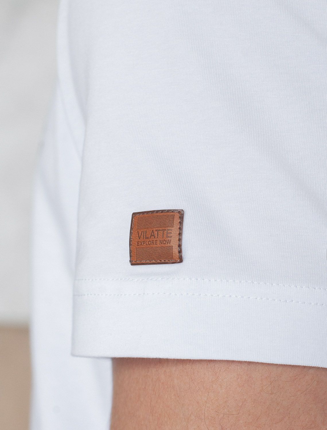 Футболка из премиального хлопка с авторским принтом U49.045 белый_wanderlust