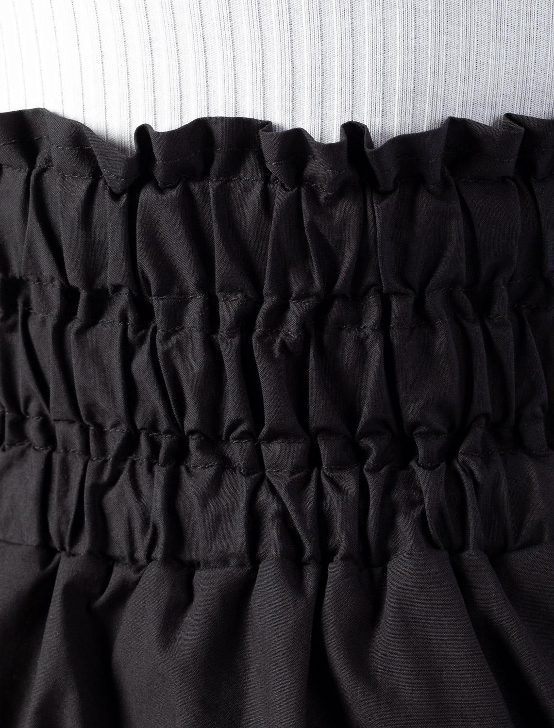 Юбка из легкого хлопкового поплина D26.179 черный