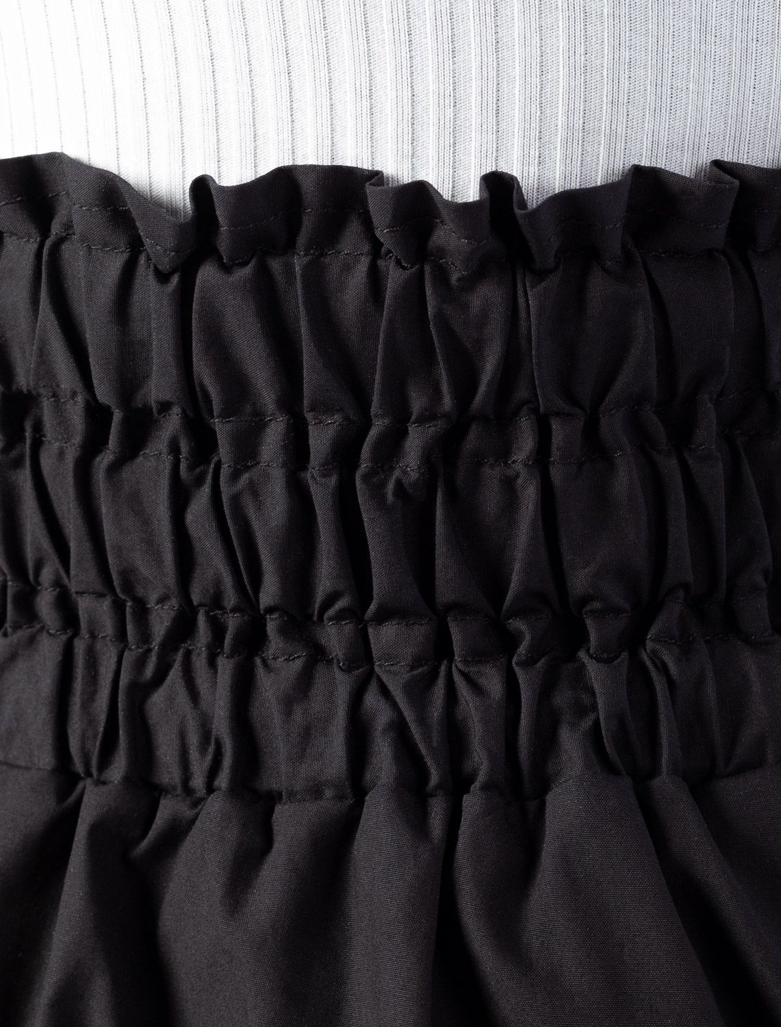 Юбка из легкого хлопкового поплина D26.179 черный