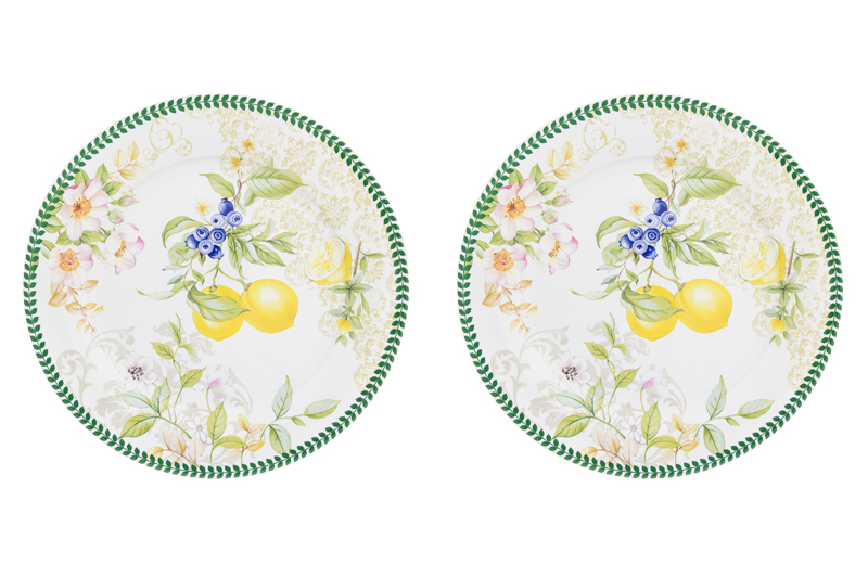 БЫЛО 1635 руб! Набор тарелок 2 пр. 26*26*2 см