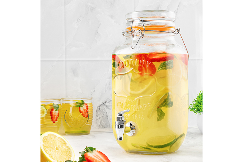 БЫЛО 1224 руб! Диспенсер для холодных напитков с краном 3,78 л 19*14*30 см