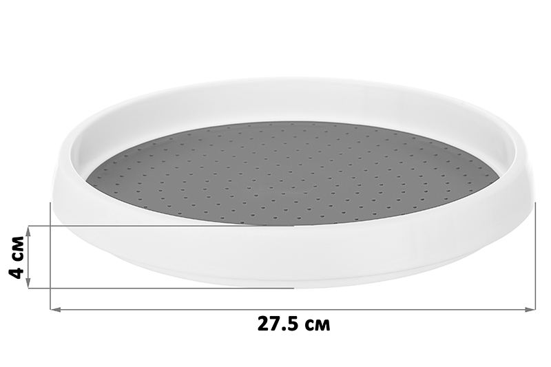 БЫЛО 502 руб! Подставка вращающаяся 25,5*25,5*4 см, круглая