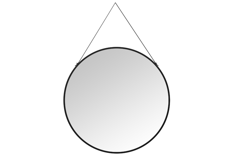 БЫЛО 2990 руб! Зеркало настенное 60*60*2 см, черное