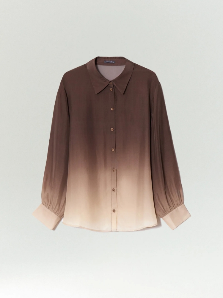 Рубашка с градиентом ,
100% вискоза ,