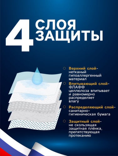 Пеленки быстро впитывающие 