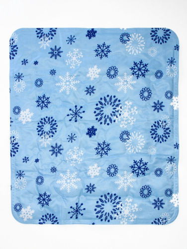 УЦЕНКА Коврик охлаждающий (гель), 65 х 50 см, снежинка