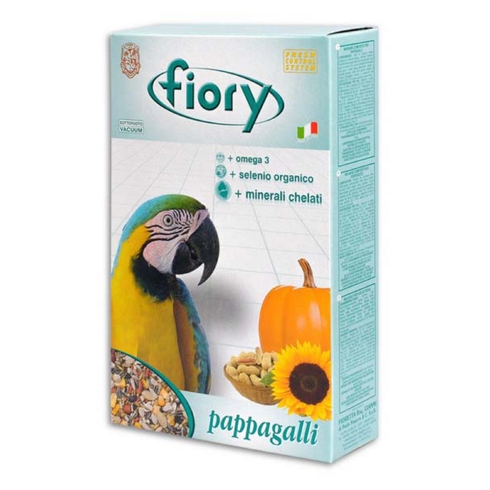 Корм FIORY Pappagalli для крупных попугаев, 700 г.