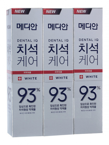 Набор зубных паст MEDIAN TATAR WHITE 3EA
