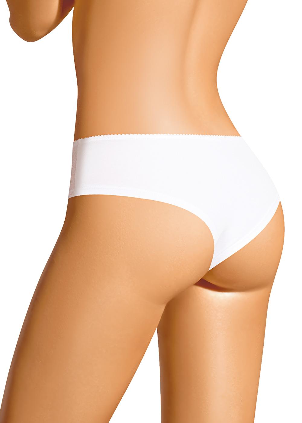 CLE BR1165 Трусы женские бразилиана BR1165 белый