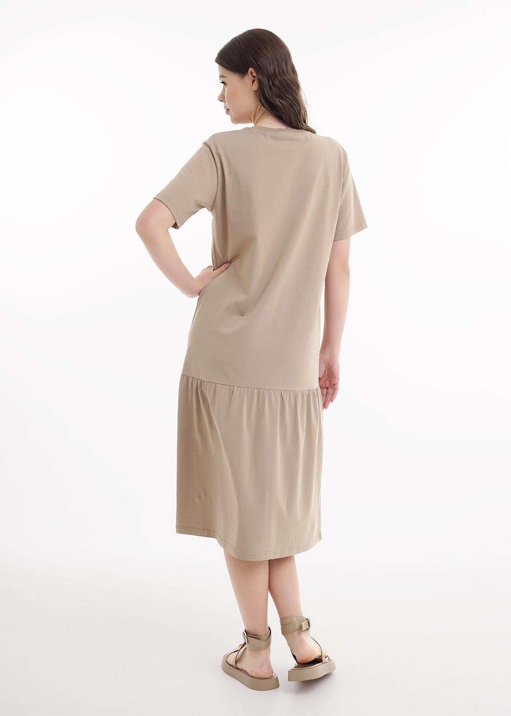 Ст.цена 1090р CLE LDR25-1168 Платье женское для дома LDR25-1168 св.коричневый