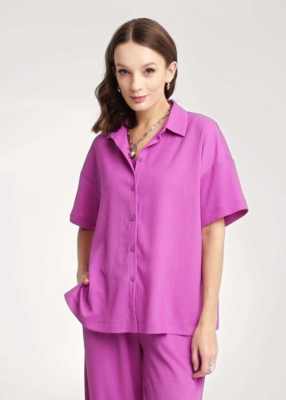 Ст.цена 1200р CLE 256901/175эфо Блузка женская 256901/175эфо т.розовый