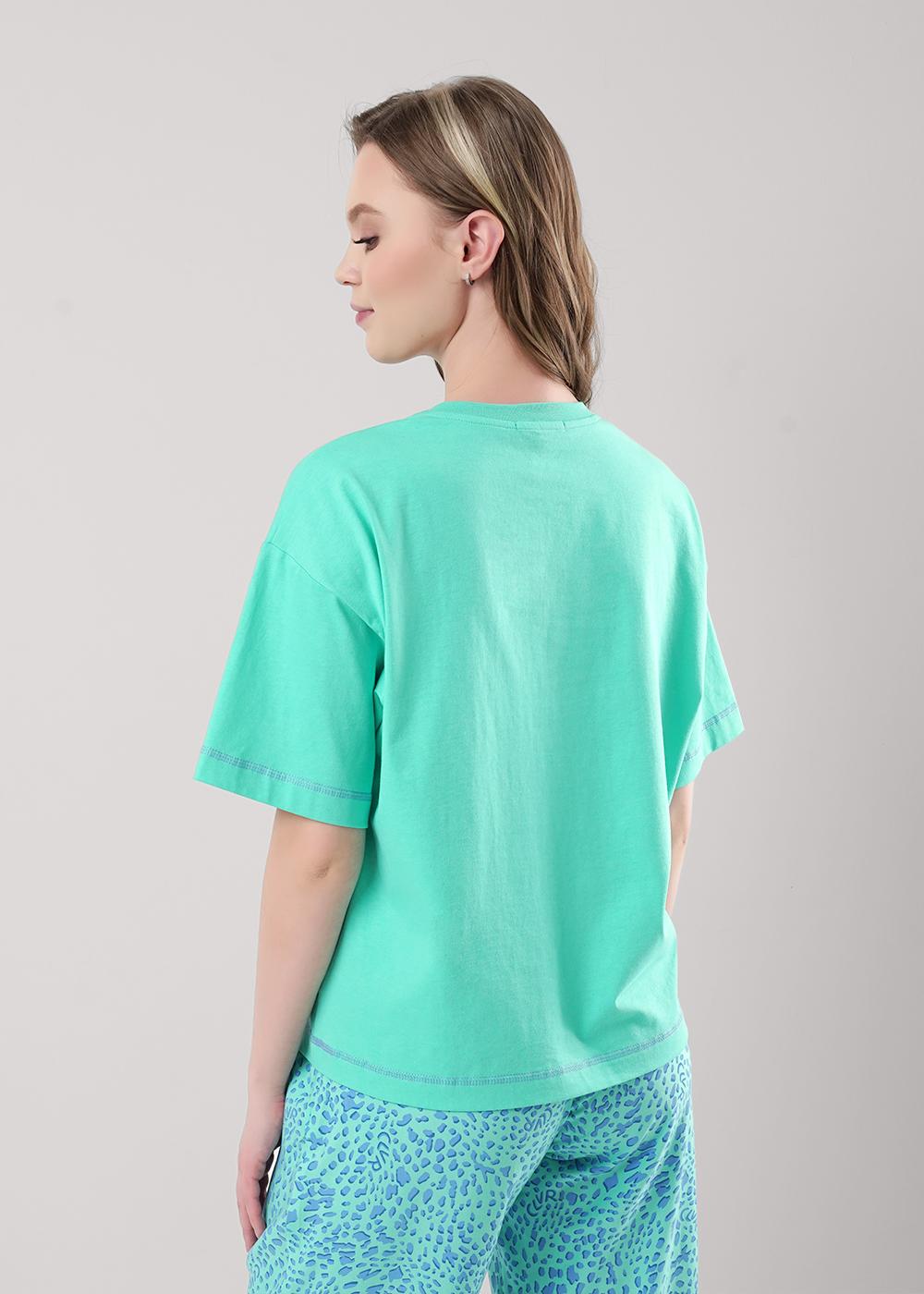 Ст.цена 2150р CLE LP25-1169/4 Пижама женская LP25-1169/4 св.зелёный/голубой