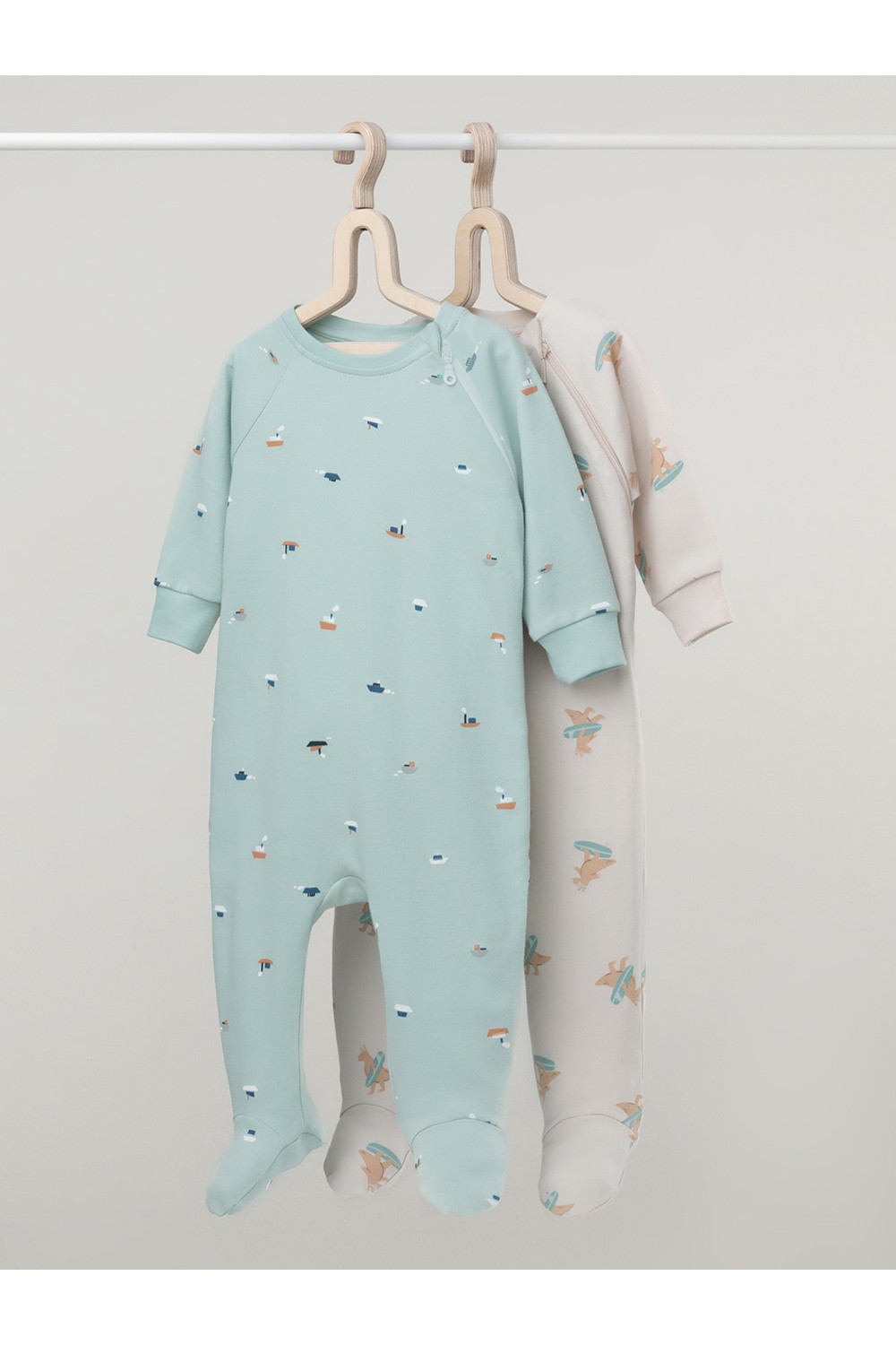 Crockid Набор комбинезон К 6444-2уп серфинг, маленькие кораблики Crockid