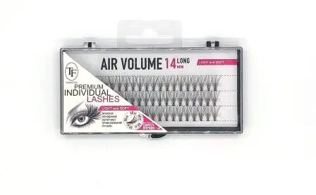 Triumpf Пучки ресниц разной длины AIR VOLUME, арт. М211 (LONG-14мм), черные