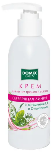 ДОМИКС Green Крем д/ног От трещин и ссадин с вит. A, F, E и D(200мл).12 /104182/