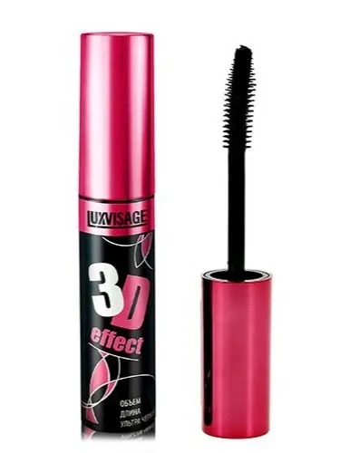LUXVISAGE Тушь 3D effect (10г) Арт. К160, Объем-Длина-Ультра черная. 6