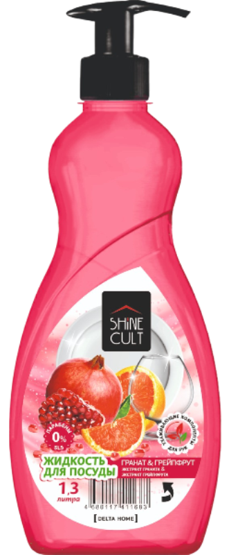 Delta Home Средство для мытья посуды (1,3 л) Shine Cult