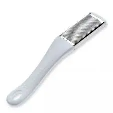 ZINGER Терка RB-0507- white BG, ZO метал. педикюрная
